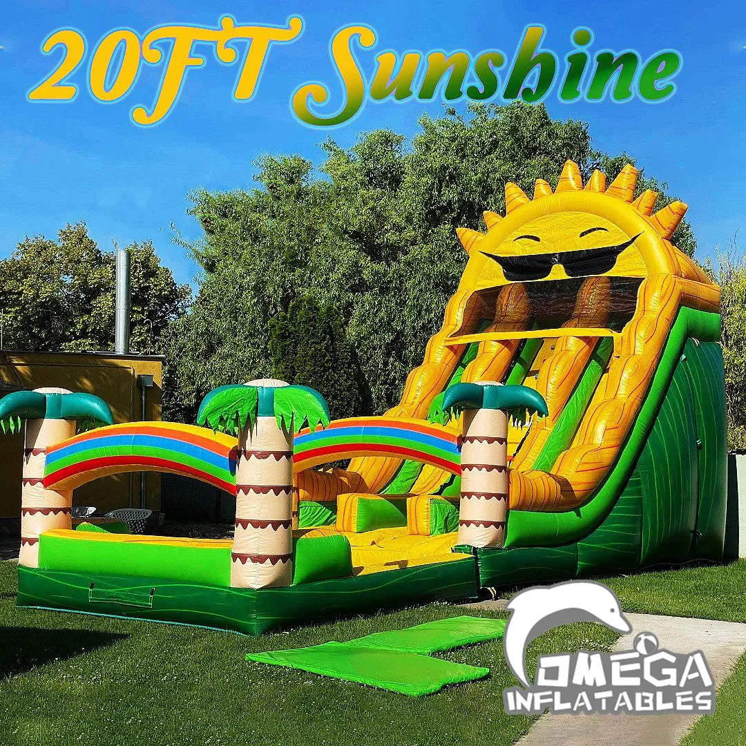 20FT Inflatable Paradise Sunshine Water Slide