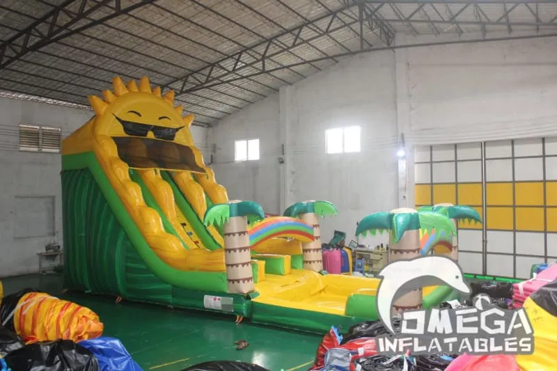 20FT Inflatable Paradise Sunshine Water Slide