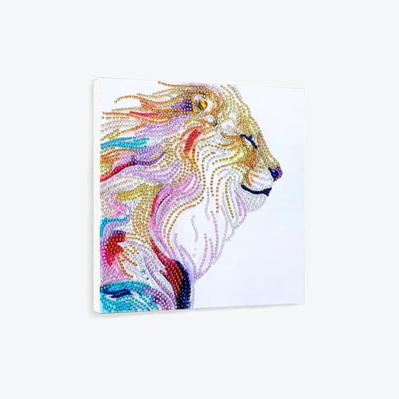 5D DIY  Special-Shaped Diamond-Lion 30*40cm