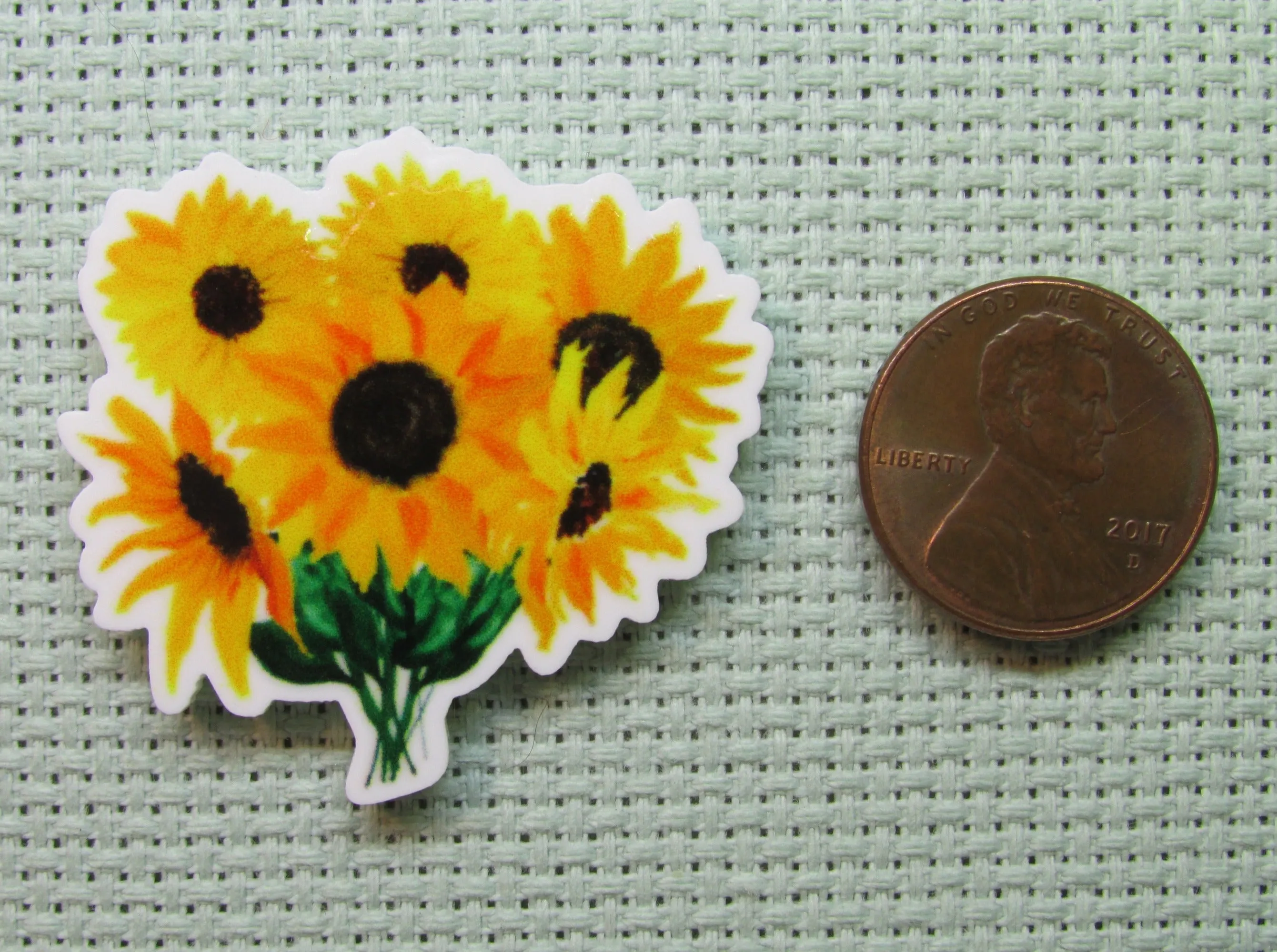 A Bunch of Sunflowers Needle Minder, Cover Minder, Magnet