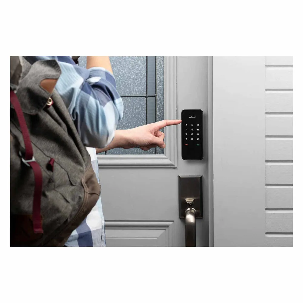 Alfred DB1 Smart Lock Touchscreen Deadbolt, Bluetooth & Z-Wave Plus