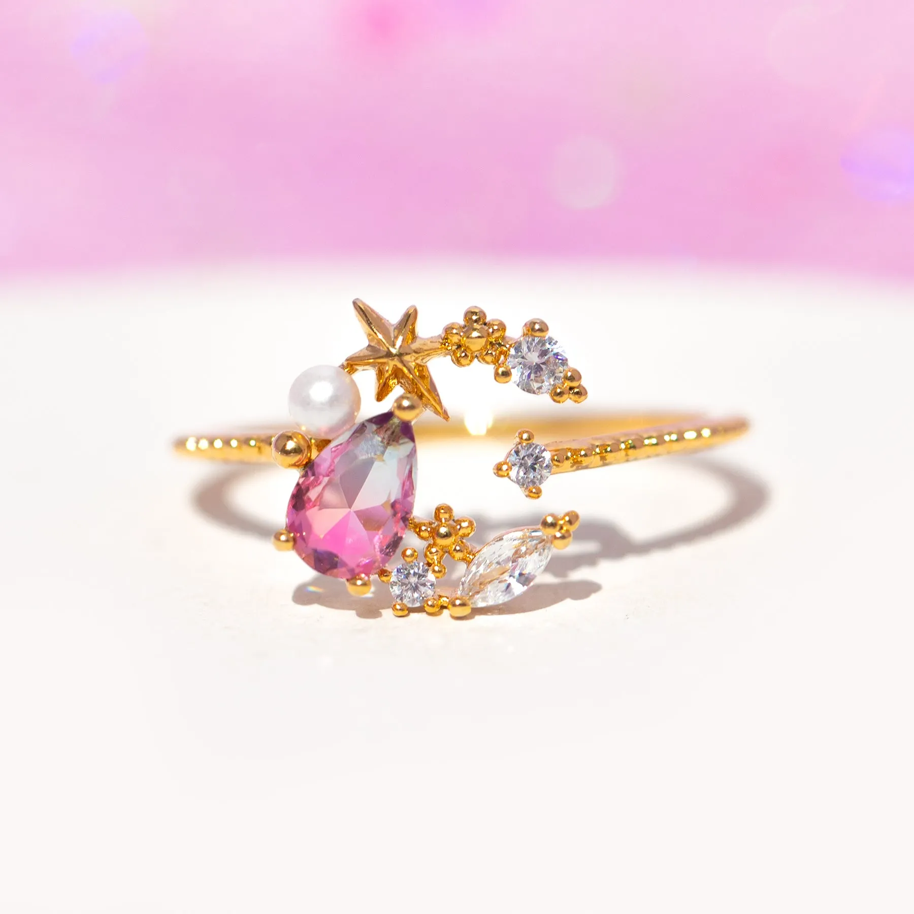 Aurora Moon Ring