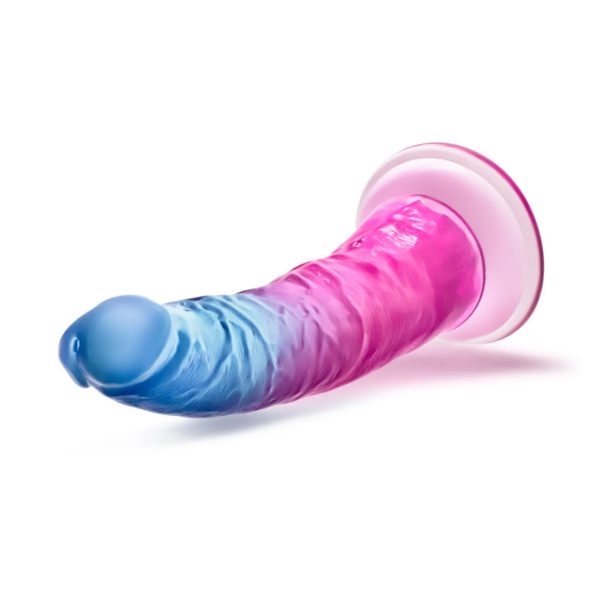 B Yours By Blush® | Beautiful Sky Realistic Sunset 7.5-Inch Long Dildo With Suction Cup Base