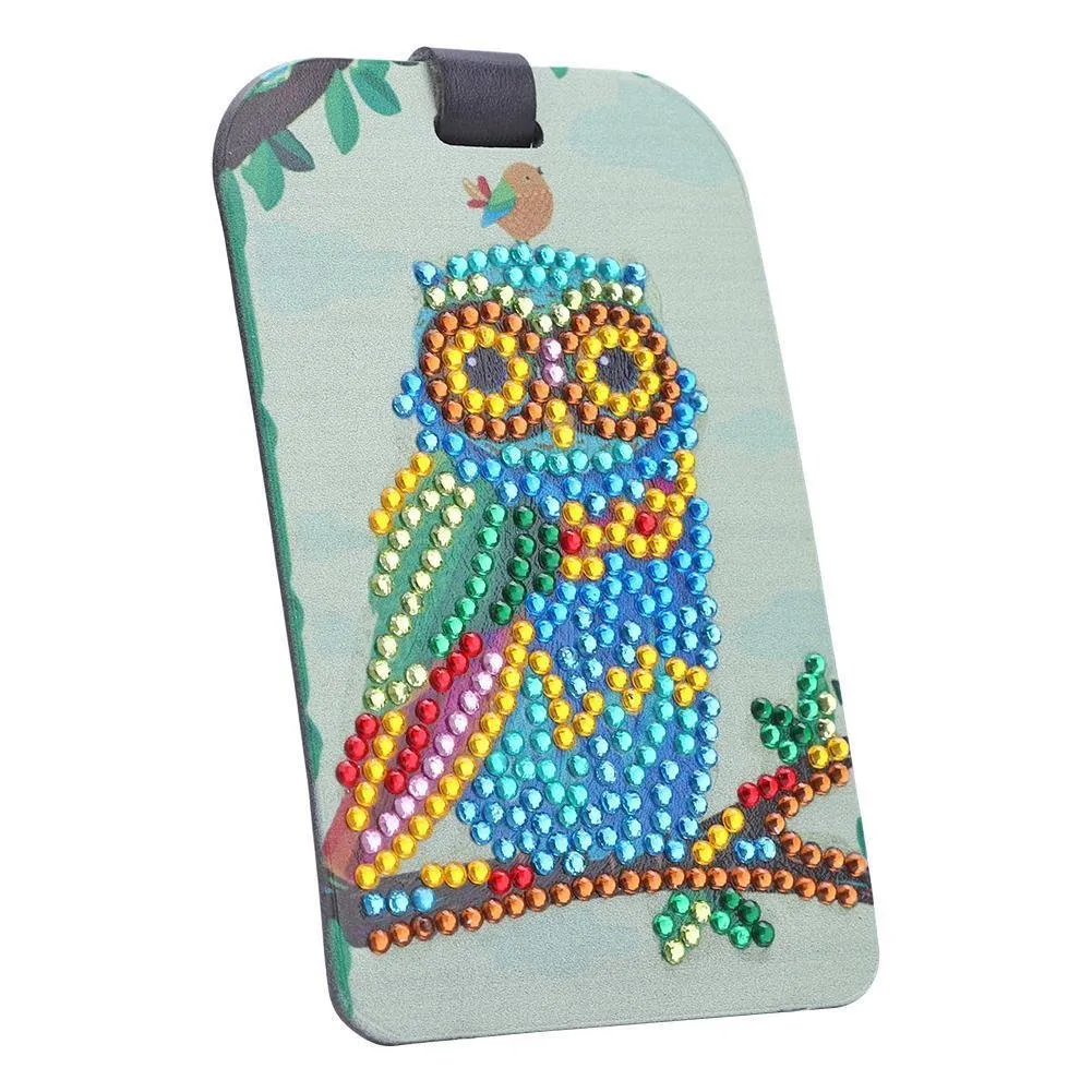 Bird DIY Special Shaped Diamond Leather Boarding Pass