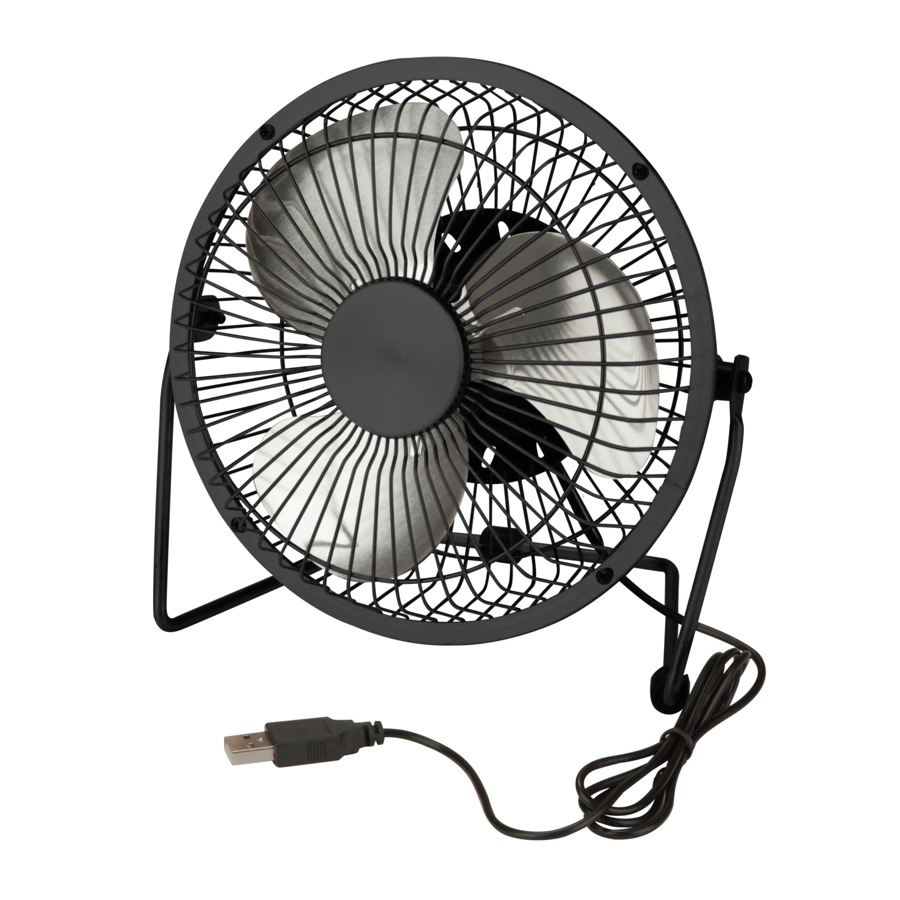 Black Small USB Desk Fan