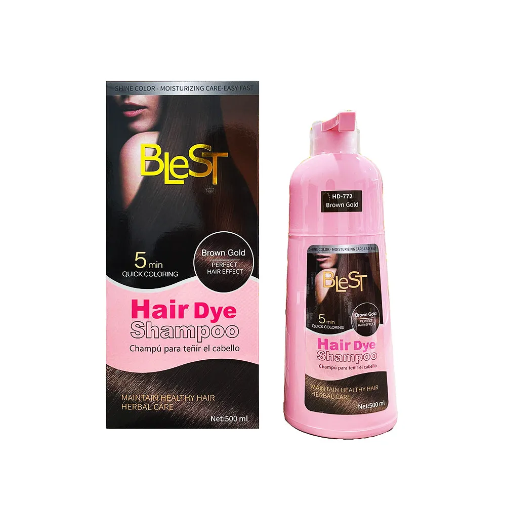 Blest Professional Hair Care - Brown Gold Hair Dye Shampoo