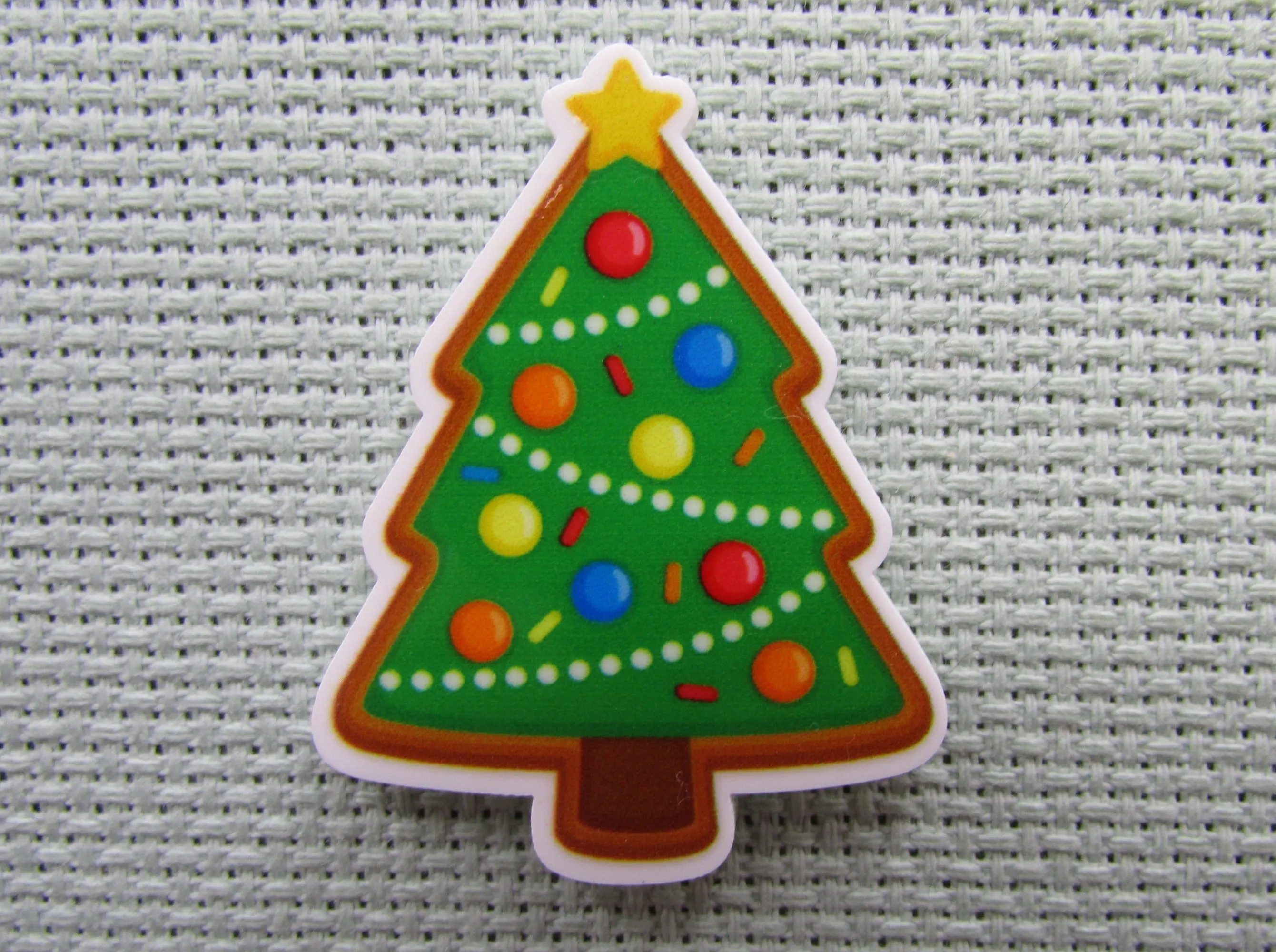 Christmas Tree Cookie Needle Minder, Cover Minder, Magnet