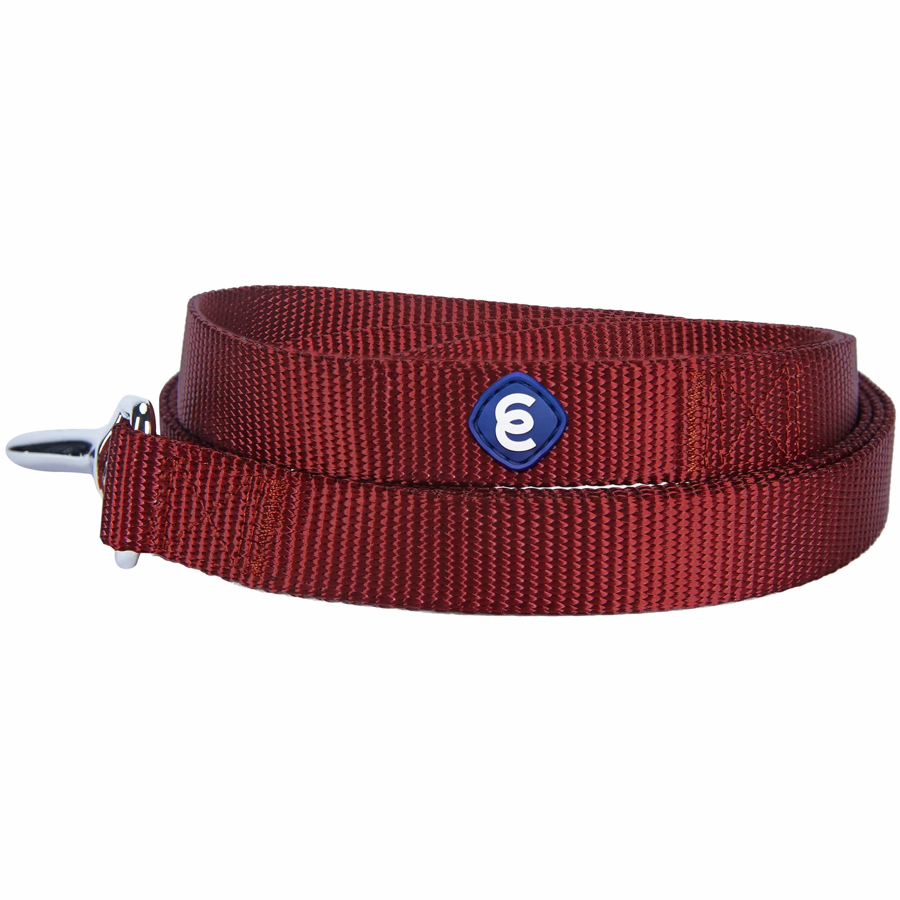 Classic Solid Color Dog Leash, Fired Brick