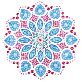 Color Mandala - 5D DIY Special Shaped Diamond Painting (Canvas 30x30cm/11.81x11.81in )