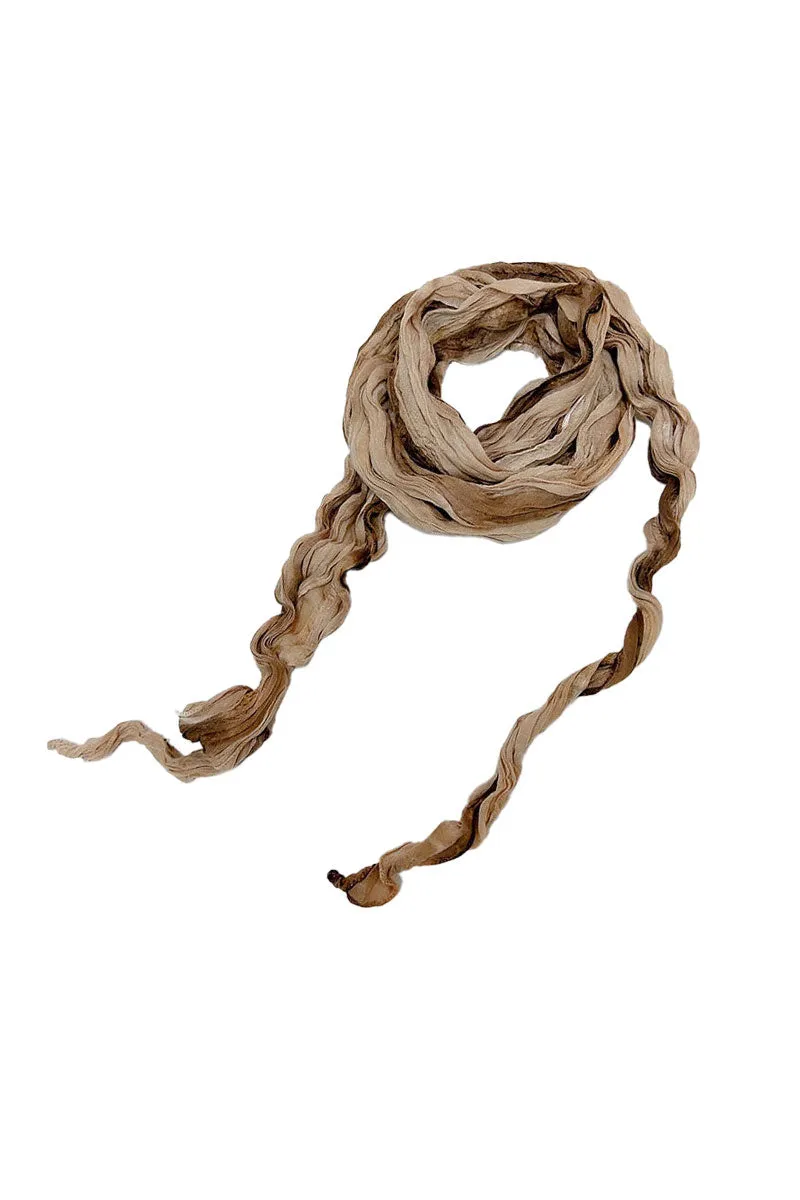 Curly Skinny Scarf