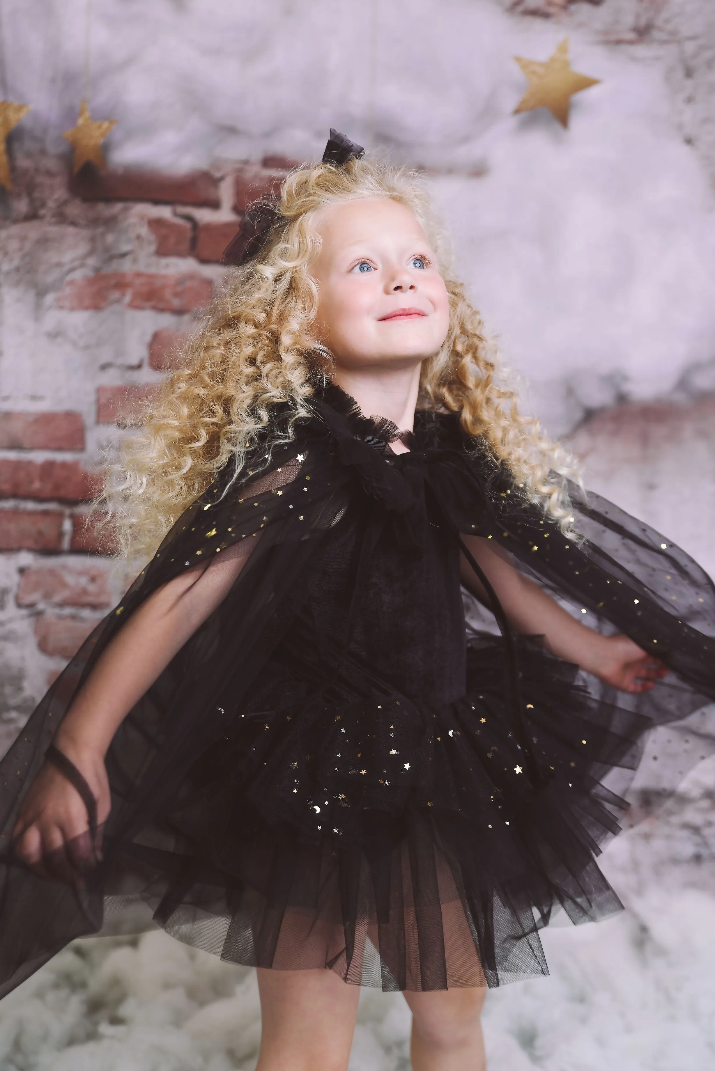 DOLLY® STARS & MOON ⭐️ 🌙 TULLE CAPE black