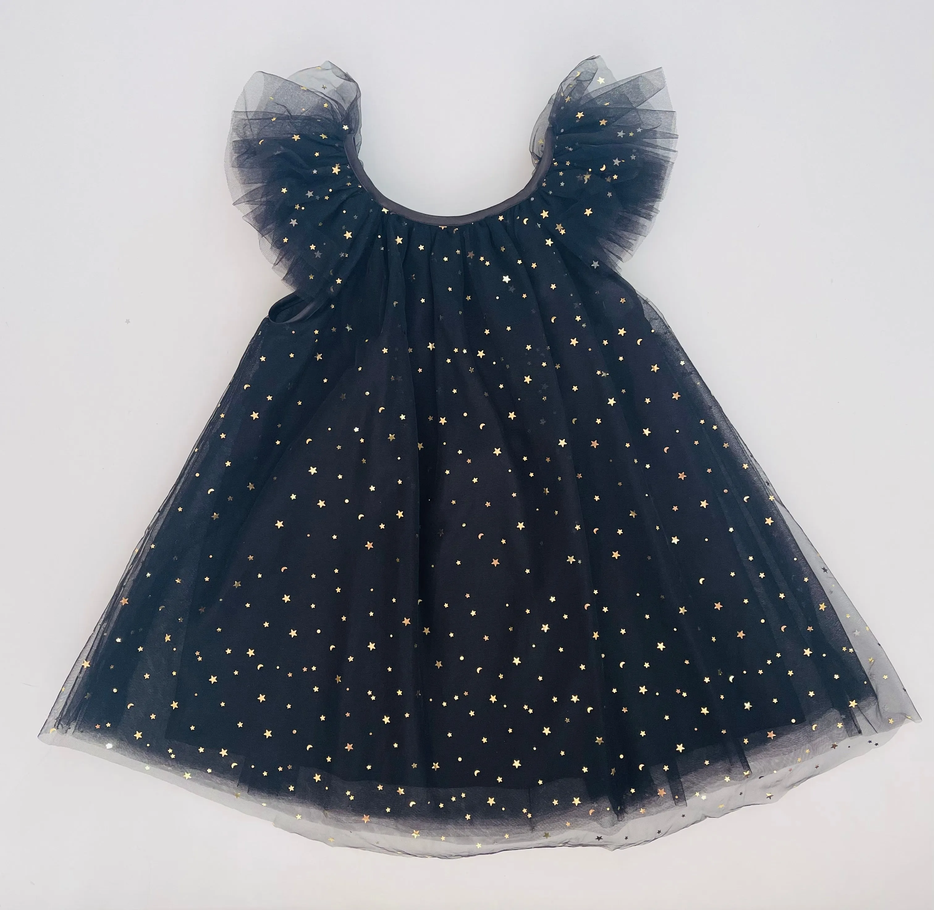 DOLLY® STARS & MOON ⭐️ 🌙 TULLE FAIRY DRESS black