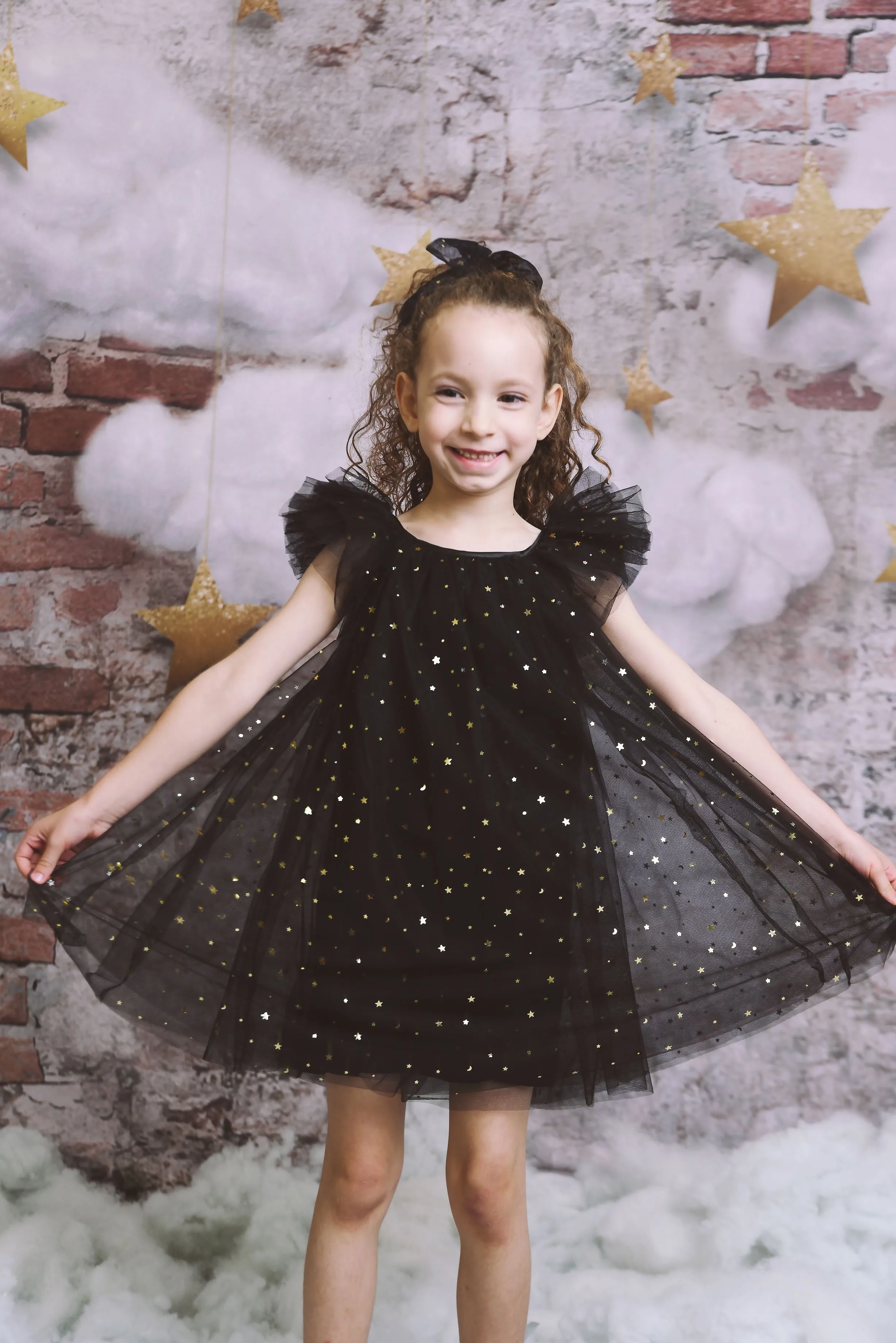 DOLLY® STARS & MOON ⭐️ 🌙 TULLE FAIRY DRESS black