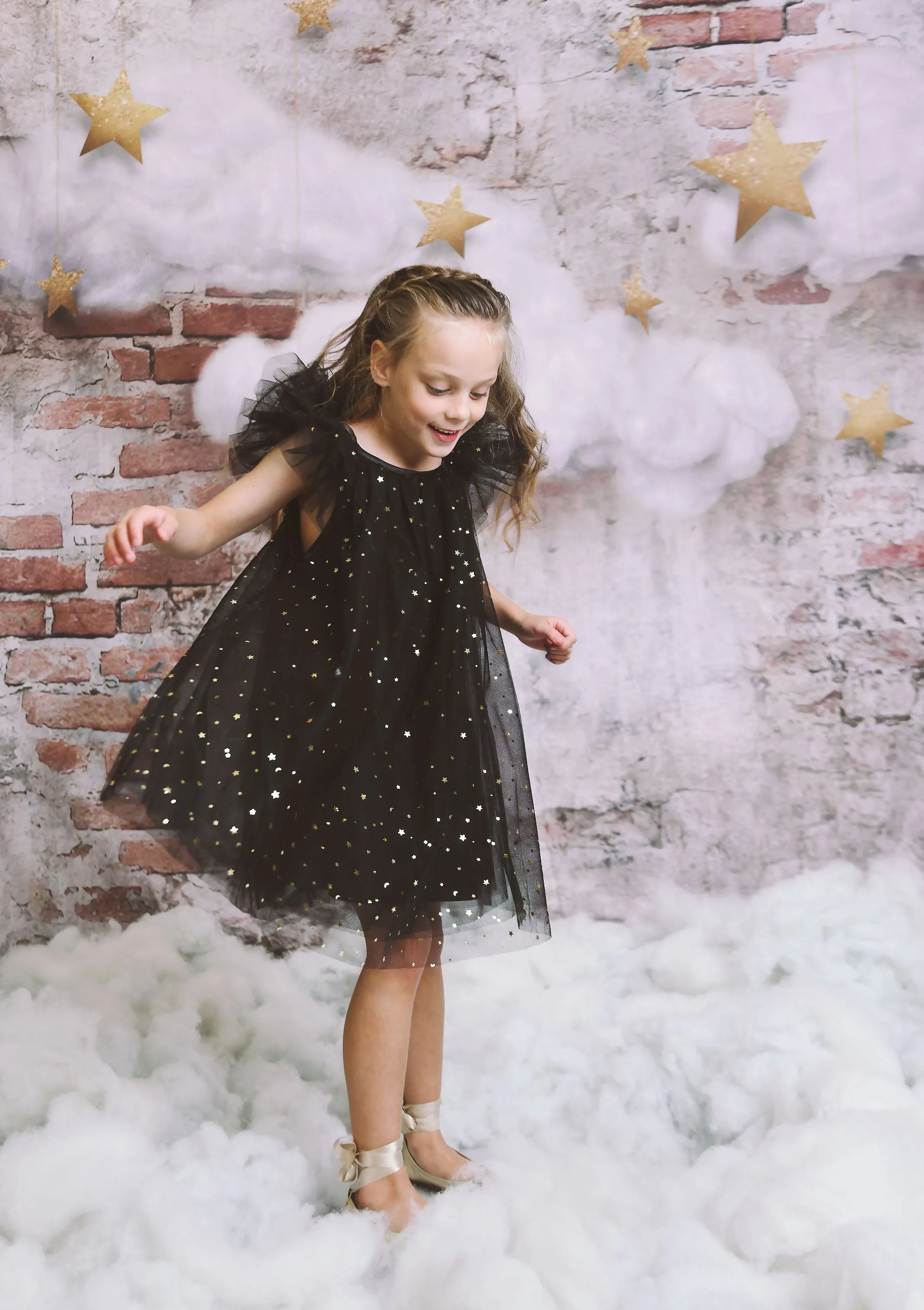 DOLLY® STARS & MOON ⭐️ 🌙 TULLE FAIRY DRESS black