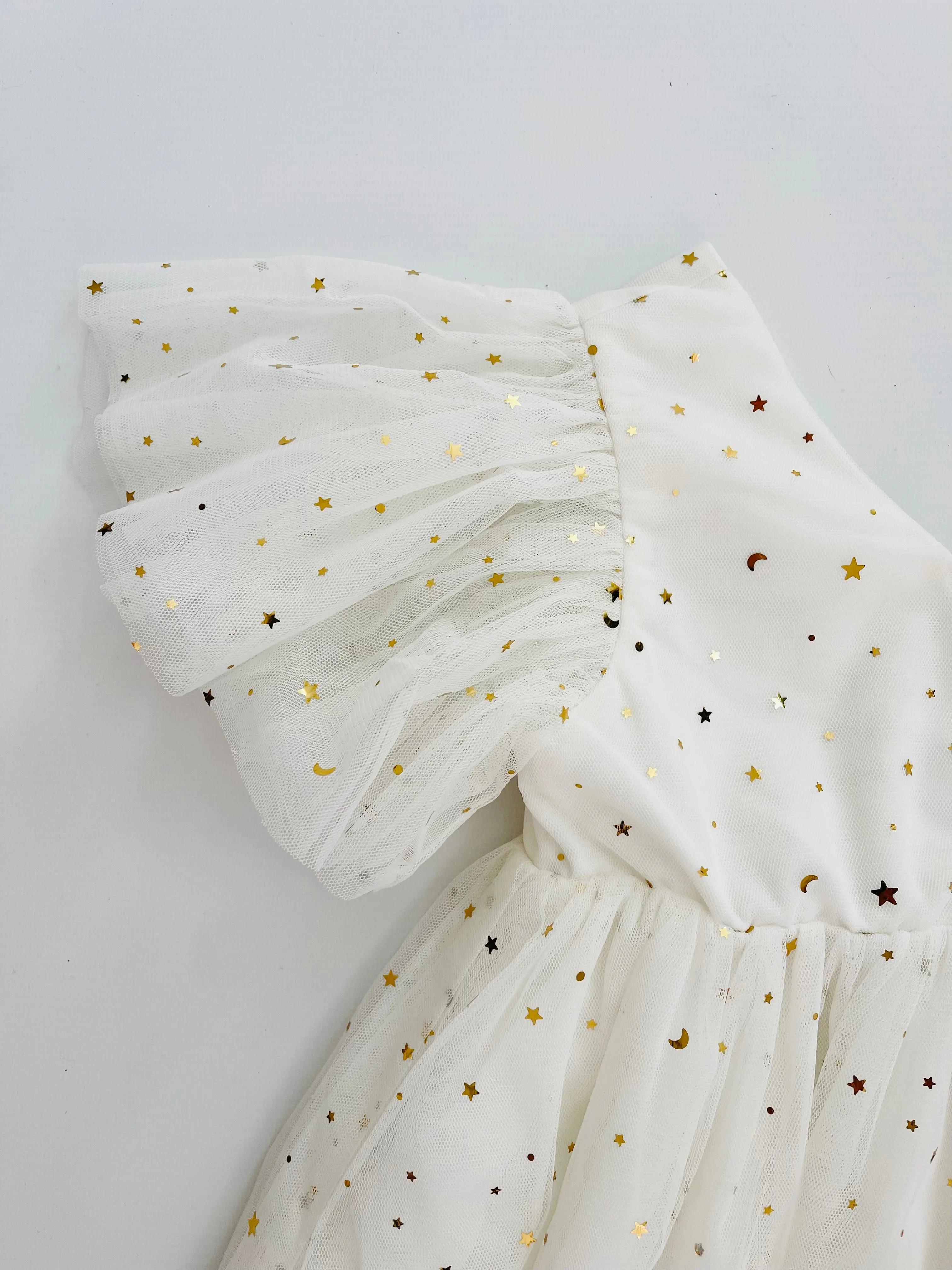 DOLLY ® STARS & MOON ⭐️ 🌙 TULLE PRINCESS DRESS white