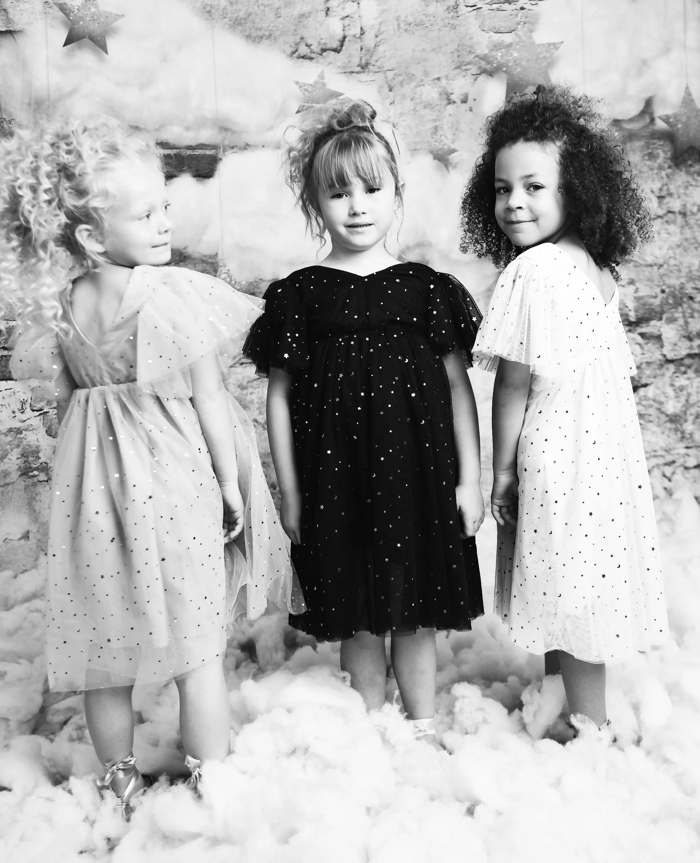 DOLLY ® STARS & MOON ⭐️ 🌙 TULLE PRINCESS DRESS white