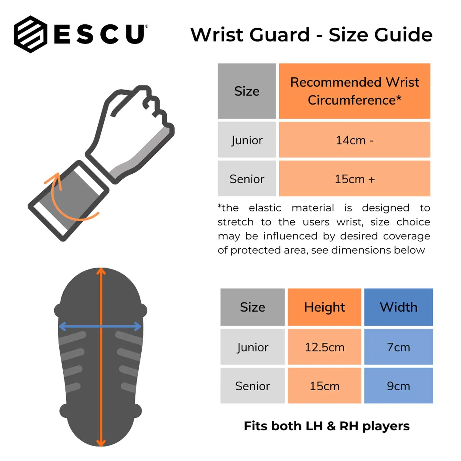 ESCU Cricket Wrist / Armguard - Senior