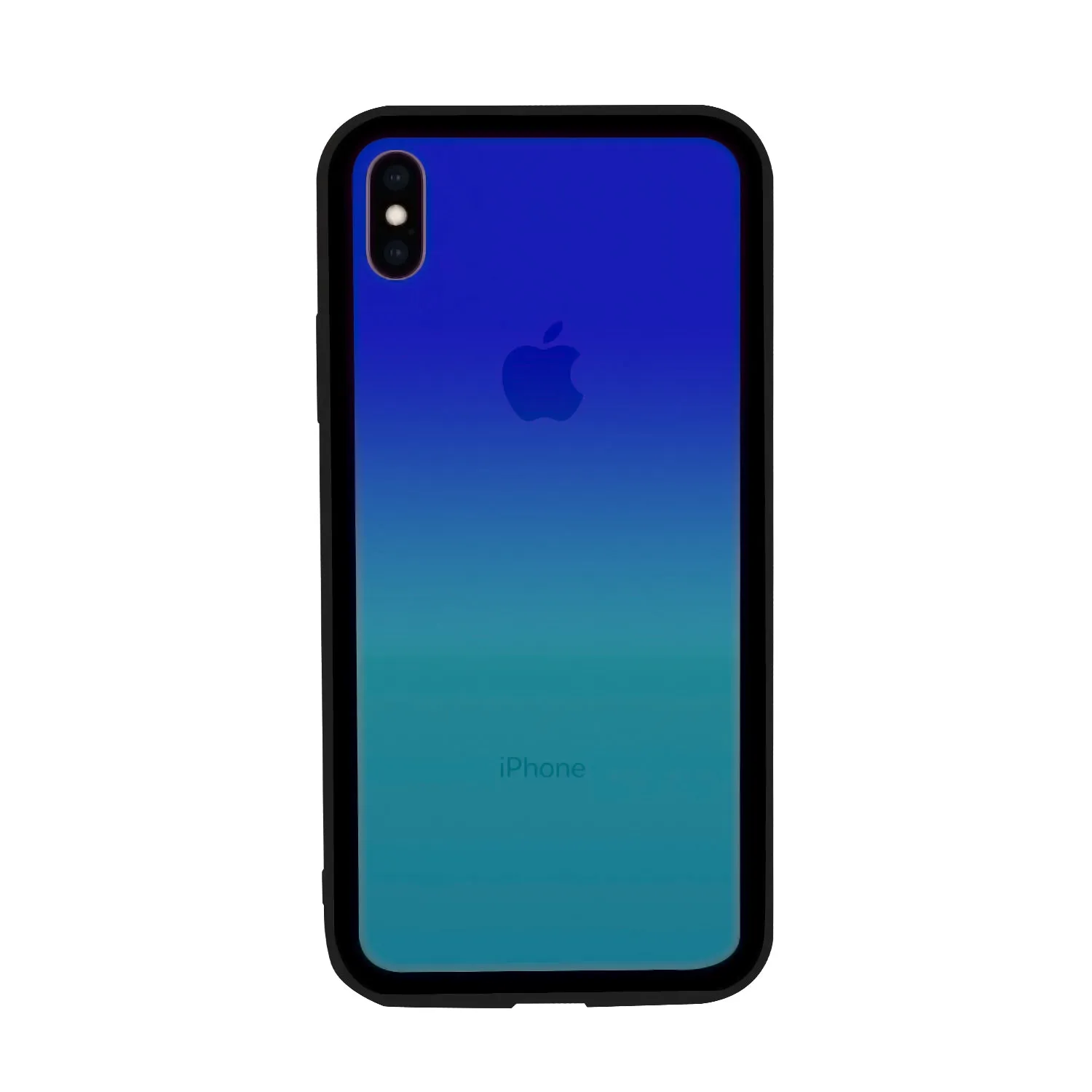 iPhone X /XS Case - Color Gradient Tempered Glass Back