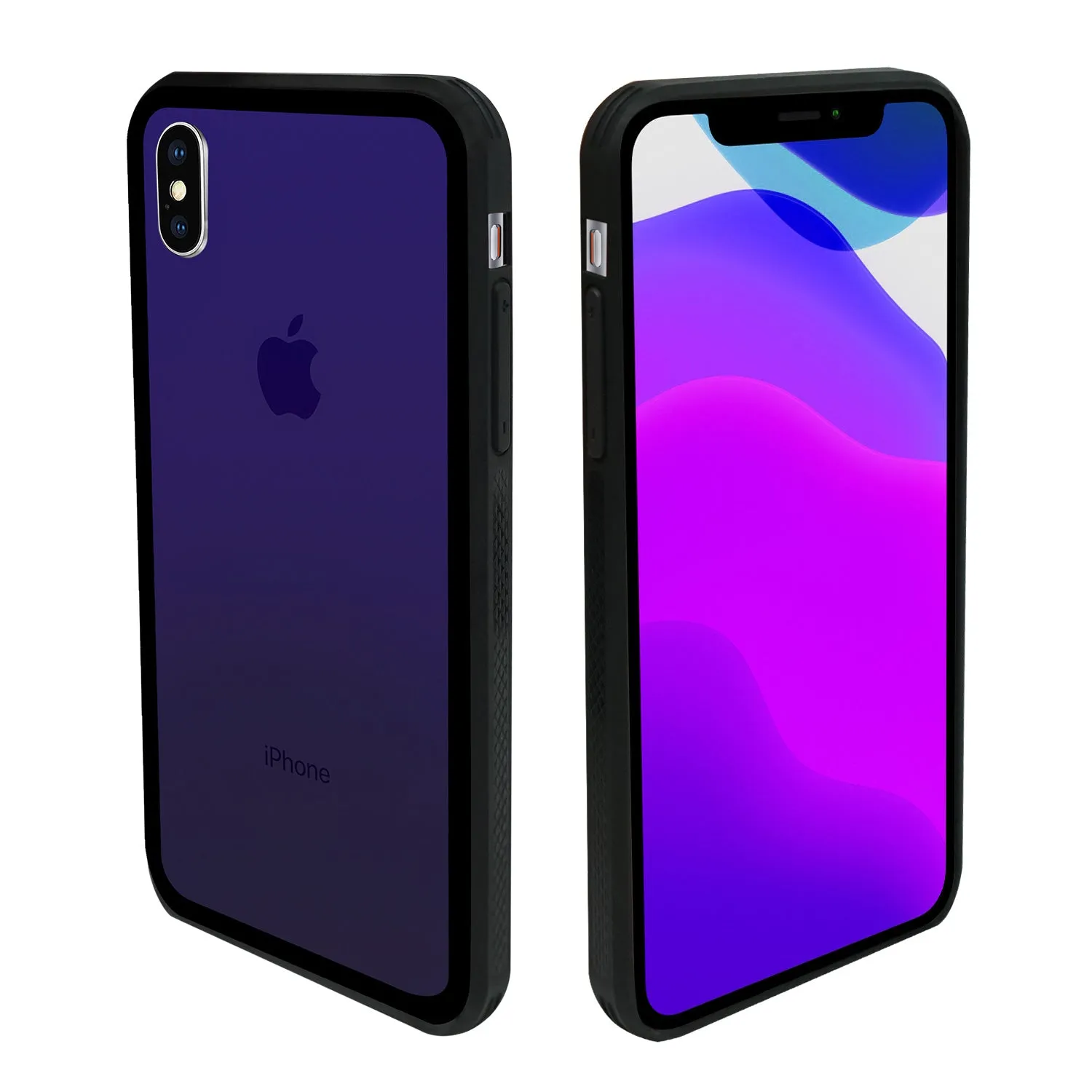 iPhone X /XS Case - Color Gradient Tempered Glass Back