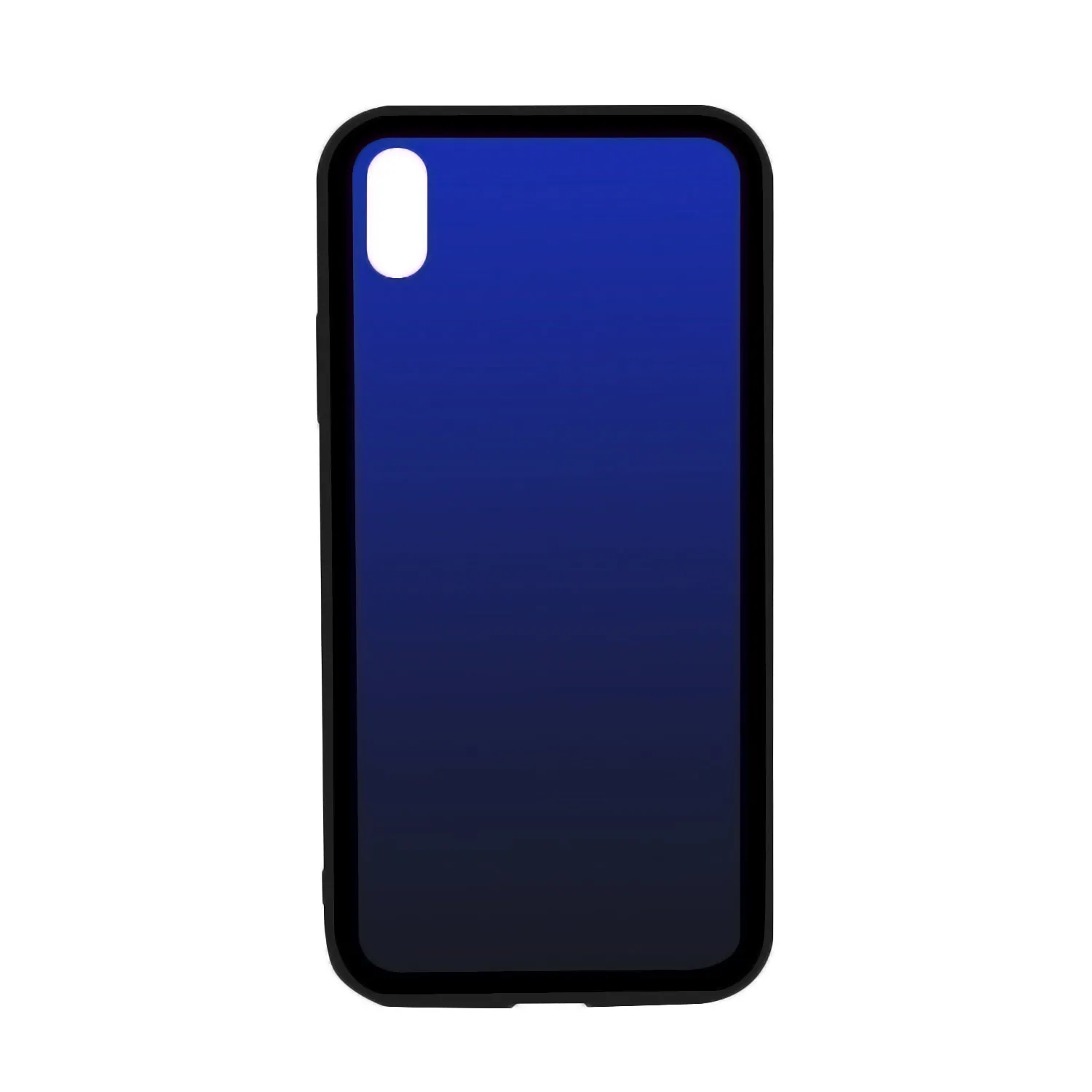 iPhone XS Max Case - Color Gradient Tempered Glass Back