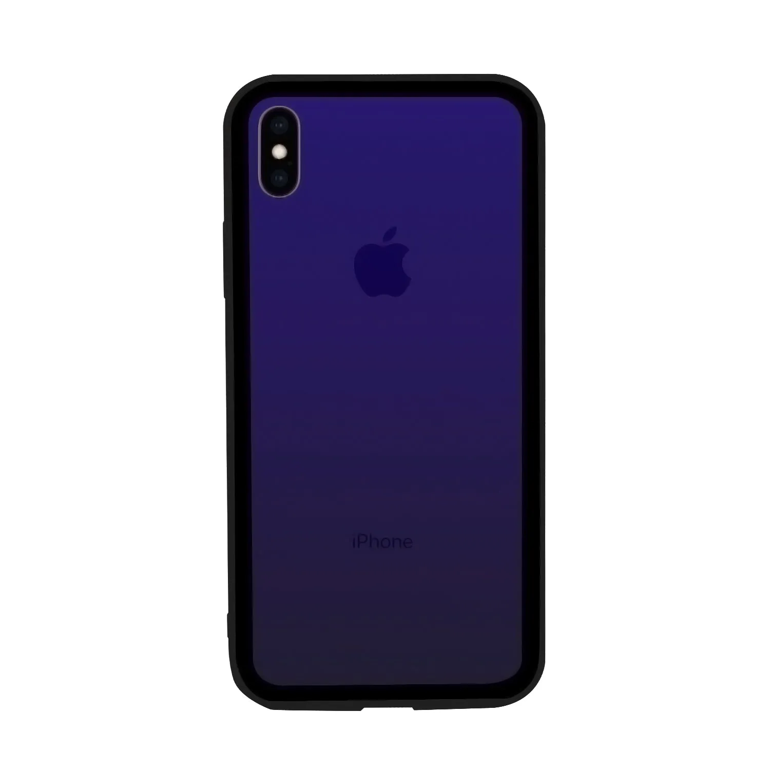 iPhone XS Max Case - Color Gradient Tempered Glass Back