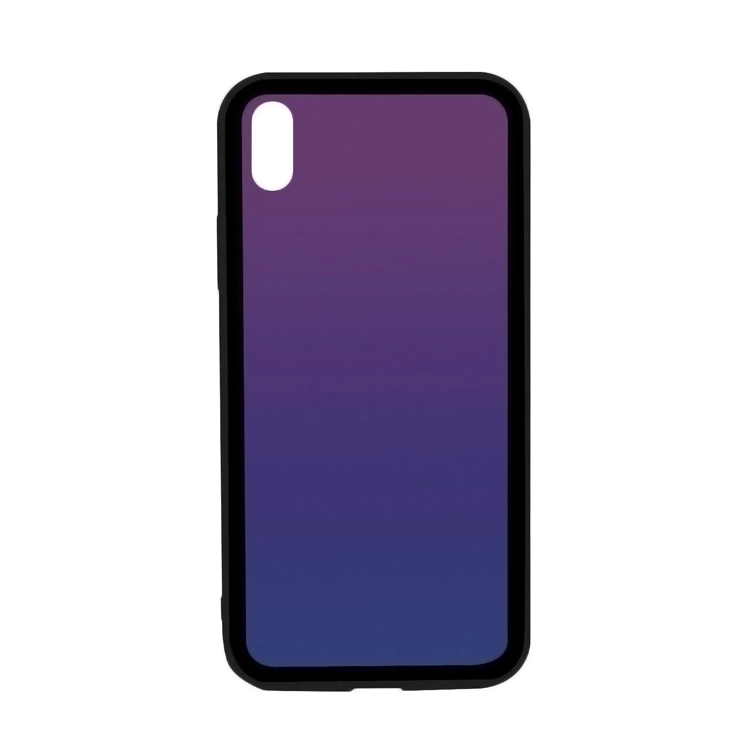 iPhone XS Max Case - Color Gradient Tempered Glass Back