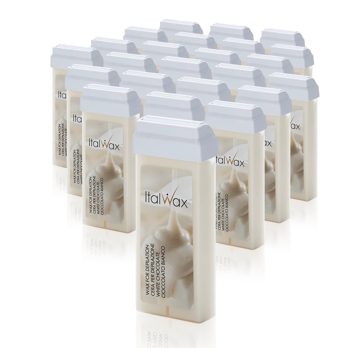 ITALWAX - White Chocolate Wax Cartridge, 24 x 100ml