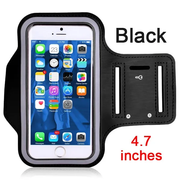 KLL Waterproof Brassard Running Gym Sport Armband Case Mobile Phone Arm Band Bag Holder for iPhone Smartphone on Hand