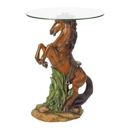 Majestic Stallion Accent Table