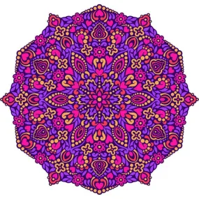 Mandala Pattern  - Special Shaped Diamond - 30x30CM