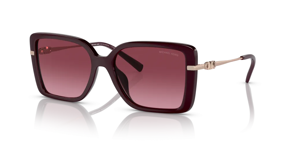 Michael Kors Castellina Non-Polarized Sunglasses - Cordovan/Cordovan Gradient