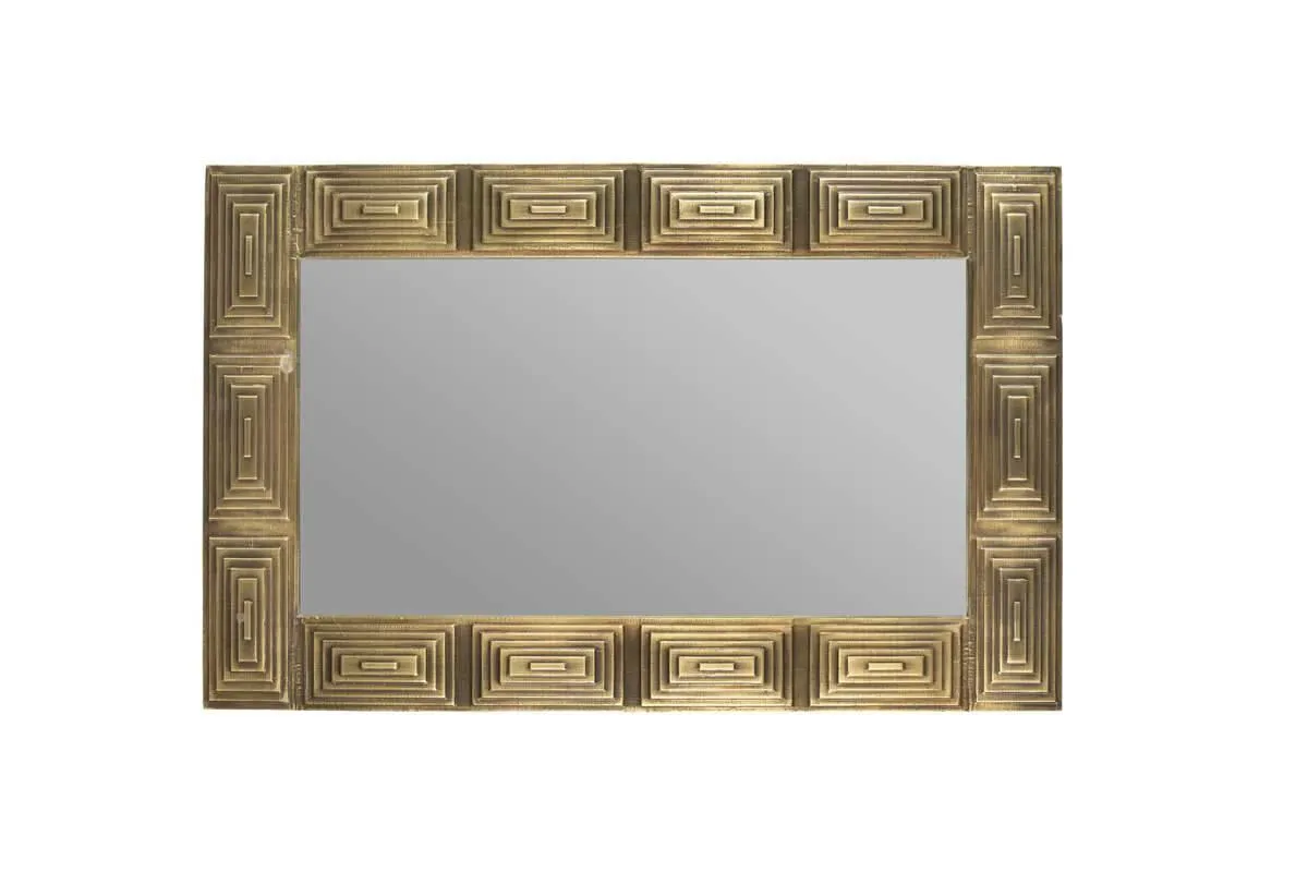 Mirror VOLAN antique brass