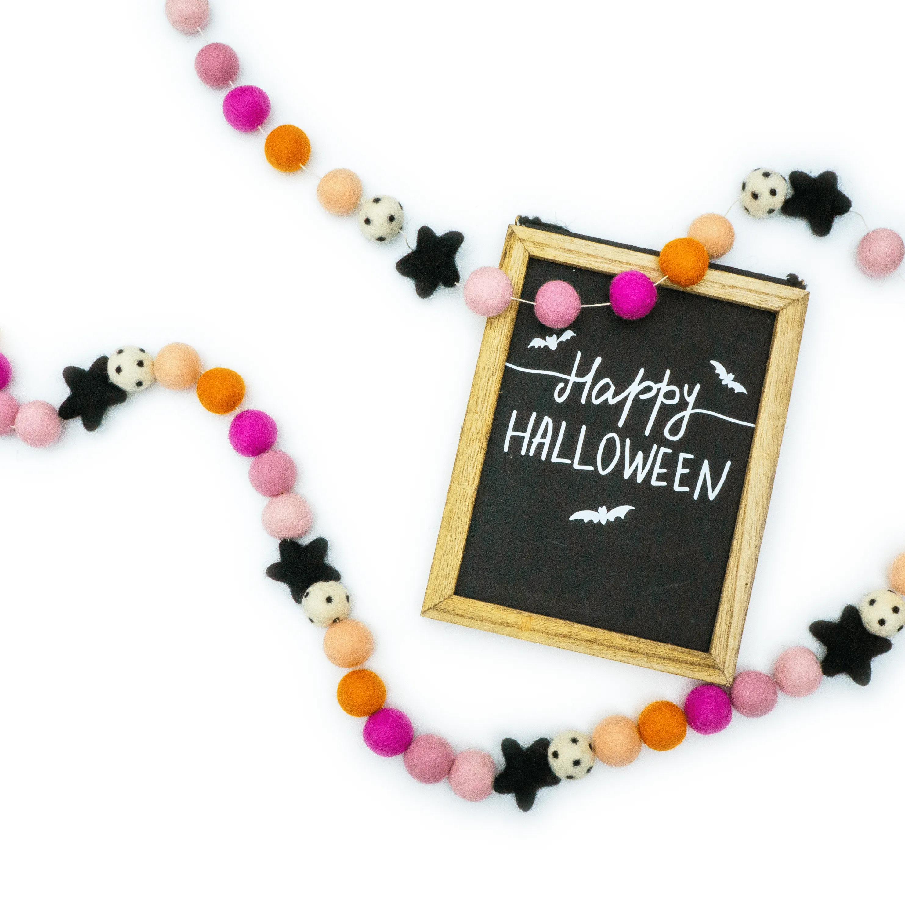 Pink & Spooky - Eco Garland