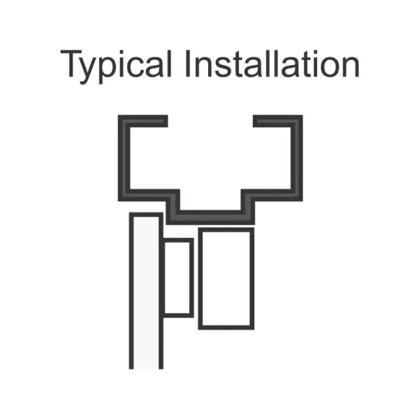 SECO-LARM E-941S-1K2/LQ L-Bracket for 1,200-lb Series Electromagnetic Locks