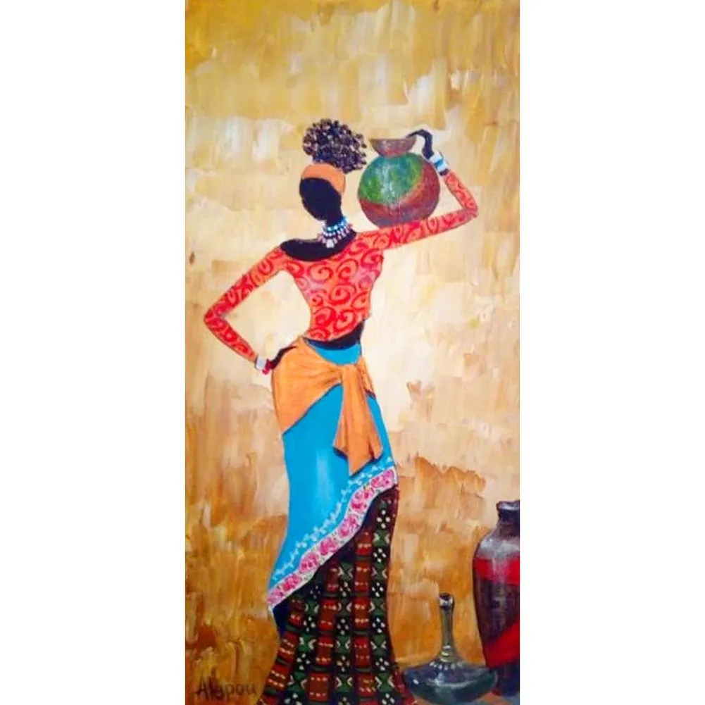 Woman  - Special Shaped Diamond - 45x85CM