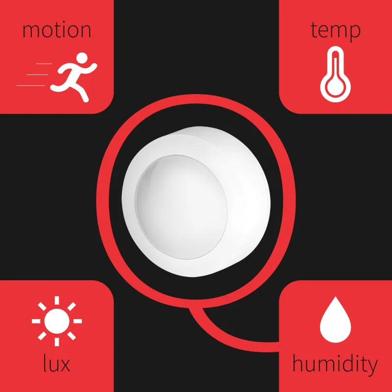 Zooz 800 Series Z-Wave Long Range Q Sensor ZSE11 800LR | Motion, Temp, Humidity, Light