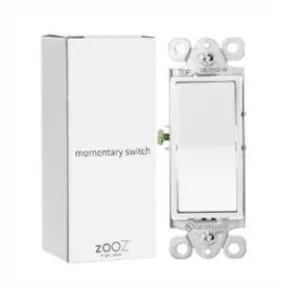 Zooz Momentary In-Wall Switch ZAC99 for Z-Wave Dimmer Modules